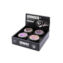 Grinder Icy "GEOMETRICAL LEAF" Metal, 4-tlg.:...