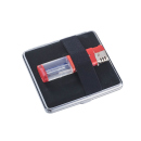 Zigarettenetui "Blau & Schwarz" für 20 Zig., mit Gummiband, 4-fach sortiert, 12er Display