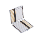 Zigarettenetui "Blau & Schwarz" für 20 Zig., mit Gummiband, 4-fach sortiert, 12er Display