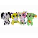 Tier, 4 fach sort., ca. 18cm, einzeln