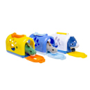 Plüsch Dinosaurier im Käfig, 3-fach sortiert, 12er Display