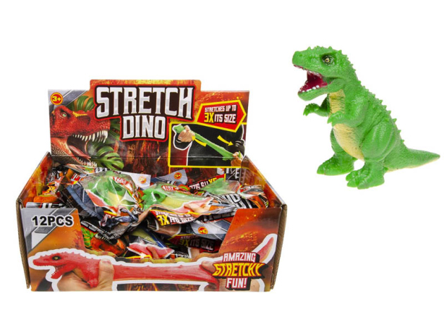 Strech Dino, 3-fach sortiert, 12er Display