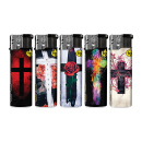 Elektrofeuerzeuge "KREUZ" 50er Display