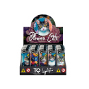 Elektrofeuerzeuge "FLOWER CATS" 50er Display