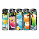 Elektrofeuerzeuge "COCKTAIL TIME" 50er Display