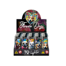 Elektrofeuerzeuge "FLOWER DOGS" 50er Display