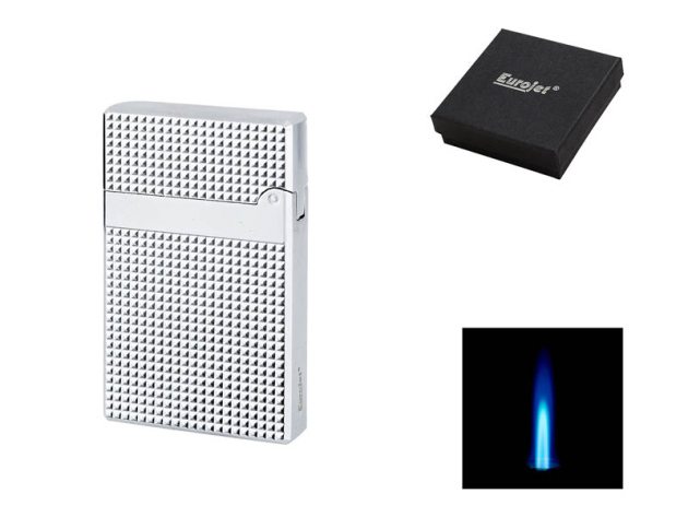 Sturmfeuerzeug Angel Metall "Milan" Jet, chrom