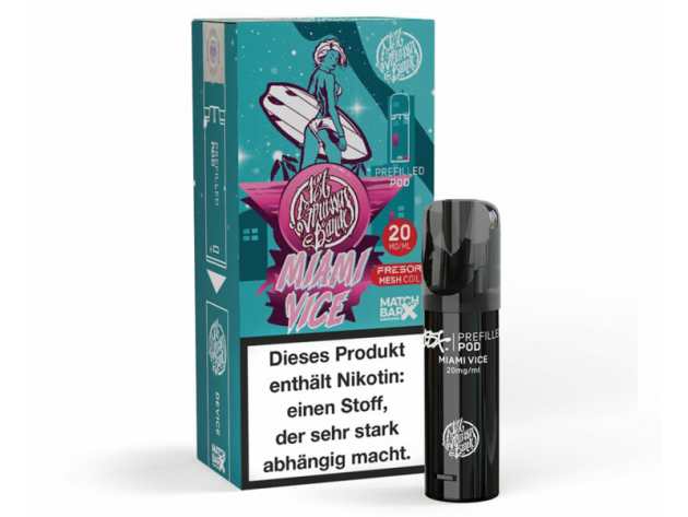 187 Strassenbande - Prefilled Pod - Miami Vice (Triangle Kush, Blaubeeren) -  20mg - ca. 600 Züge