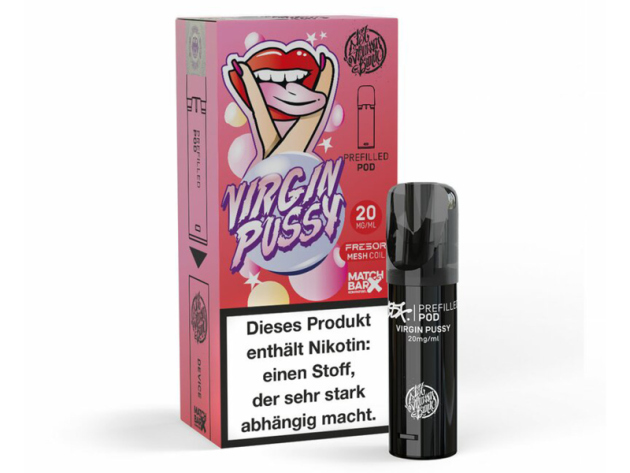 187 Strassenbande - Prefilled Pod - Virgin Pussy (Erdbeeren)  -  20mg - ca. 600 Züge