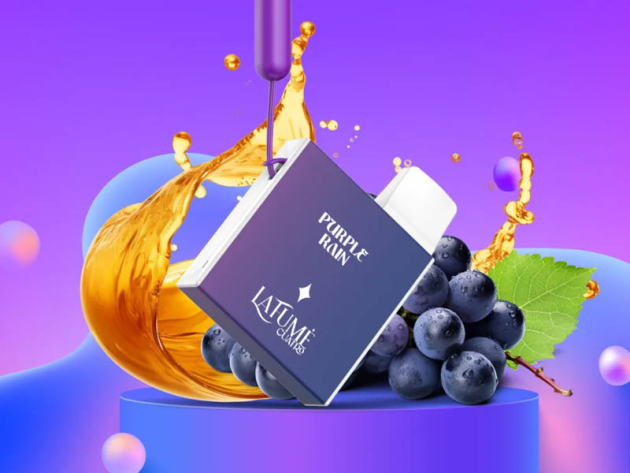 Lafume Cuatro - Purple Rain (Blau-, Him-, & Johannisbeere, Minze, Zitrone) - E-Shisha - 20mg - 600 Züge