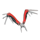 Multitool FIX - 12 Funktionen mit Etui; ca. 10cm; UVP: 8,90 Euro