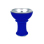 Shishakopf "Edelstahl-Silikon" Blau, 8 cm, 2,4 cm Öffnung