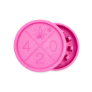 Hemp Grinder "420 Logo", 2-tlg.: Ø 55 mm; einzeln