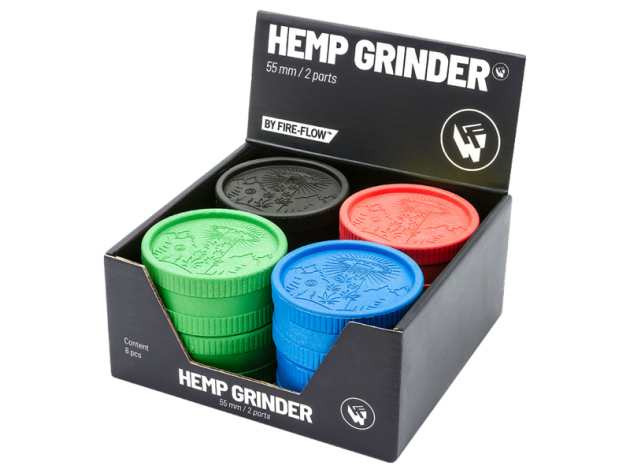 Hemp Grinder "420 Alien", 2-tlg.: Ø 55 mm; einzeln
