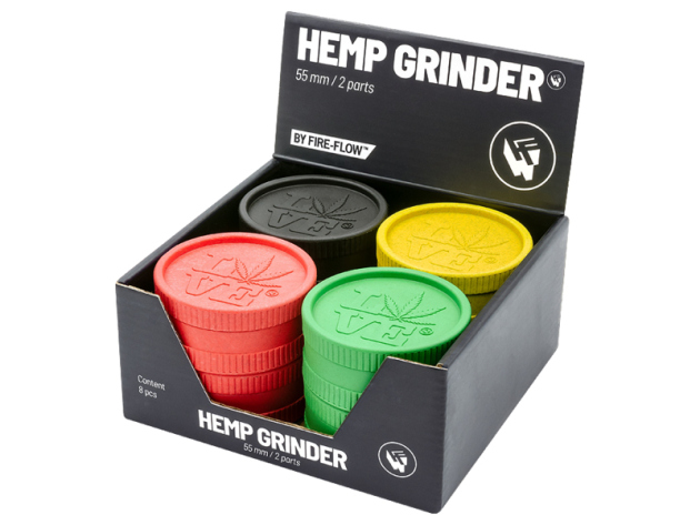 Hemp Grinder "420 Love", 2-tlg.: Ø 55 mm; einzeln