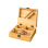 Selberdreher Set aus Holz mit Glaspfeife, Aschenbecher und Tray