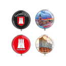 Taschenascher "Doming Hamburg"; &Oslash; 4,8...