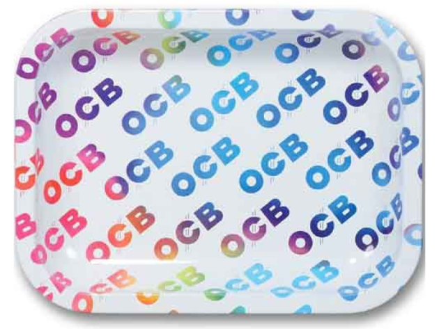 Metall Drehunterlage "OCB Regenbogen" 29x18,5x2,5 cm