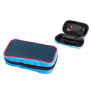 Pfeifentasche "Angelo", neonblau-rot...