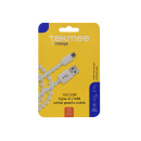 Tekmee Ladekabel USB-C auf Type-C, 2.0A; wei&szlig;,...