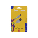 Tekmee Ladekabel USB-C auf Type-C, 2.0A; bunt, 1m;...
