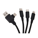 Tekmee Ladekabel All IN ONE; schwarz; für den Schlüsselbund