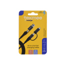 Tekmee Ladekabel All IN ONE; schwarz