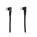 Tekmee Ladekabel Type-C auf Type-C,; 3A; 1m, schwarz