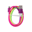 Tekmee Ladekabel USB-C auf Lightning, 2.0A; 1m, Rainbow;...