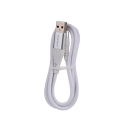 Tekmee Ladekabel, 2in1 Lightning auf USB und Type-C, 1m, weiß