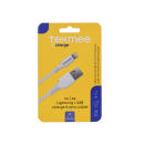 Tekmee Ladekabel Lightning auf USB, 1m; 2.0A, wei&szlig;