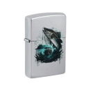Zippo Feuerzeug - Fish and Boat