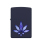 Zippo Feuerzeug - Cannabis  Black Light  Navy Blue