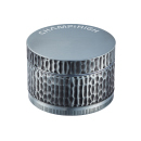 Grinder "Gehämmert" 4-tlg., 4-fach sortiert, Ø 5,2 cm, 12er Display