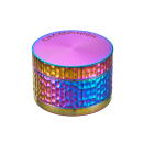 Grinder "Gehämmert" 4-tlg., 4-fach sortiert, Ø 5,2 cm, 12er Display