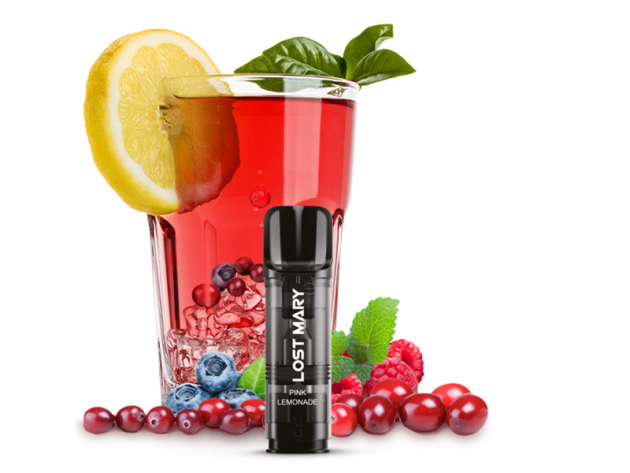 Lost Mary TAPPO CP Prefilled Pod - Pink Lemonade (pinke Limonade) - 20mg - 2er Set