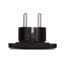 Reisestecker Adapter für Europa schwarz, einzeln