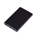 Powerbank Slim 5000 mAh; 2 Ports A+C Aluminium Case, schwarz; UVP: 13,99 Euro