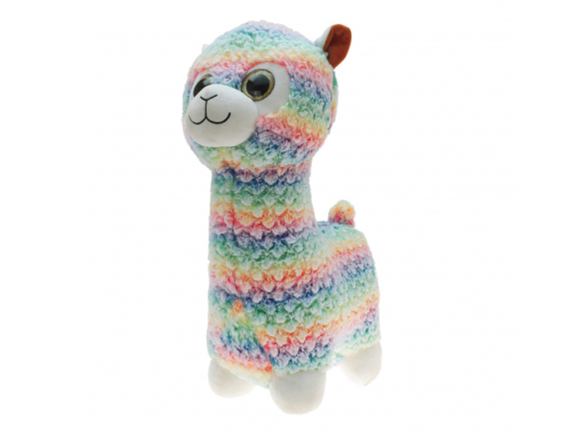 Plüsch Regenbogen Lama "Gino", Höhe 30cm, einzeln