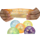Quetschball "Stretchy Glitzer Ball" 12er Display