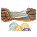 Quetschball "Stretchy Glitzer Ball" 12er Display
