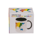 Becher, Colorful World, ca. 8 x 8 x 9,5 cm, Steingut, einzeln