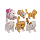 Elektronische Plüsch-Katze, 18 x 14 x 16 cm, einzeln