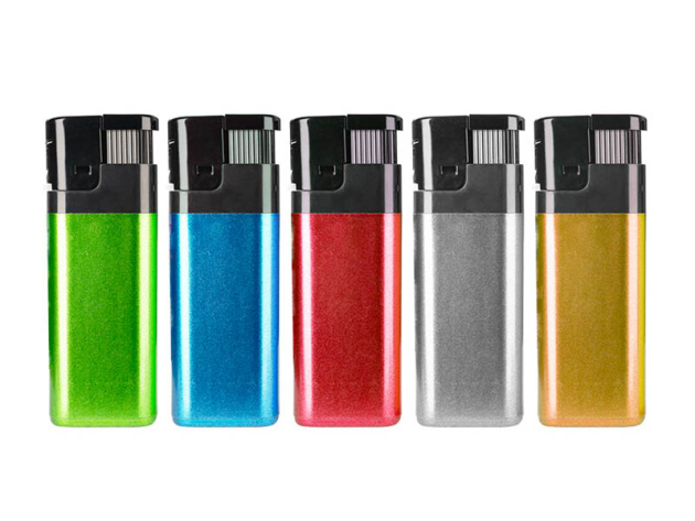 Sturmfeuerzeuge "Lux Big metallic" Jet-Flame, 5-fach sortiert, 20er Display