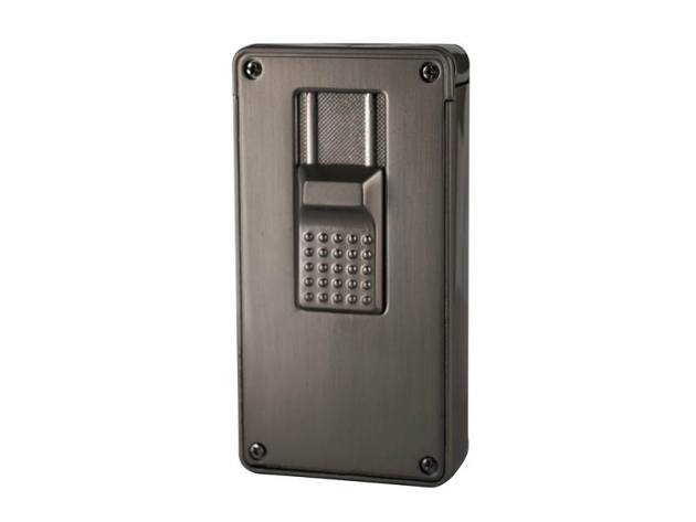 Feuerzeug "Formula Crocodile Blaze" Doppel Jet, brush black