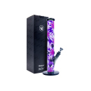 Glasbong "Pink Leaves" Black Leaf, Höhe...