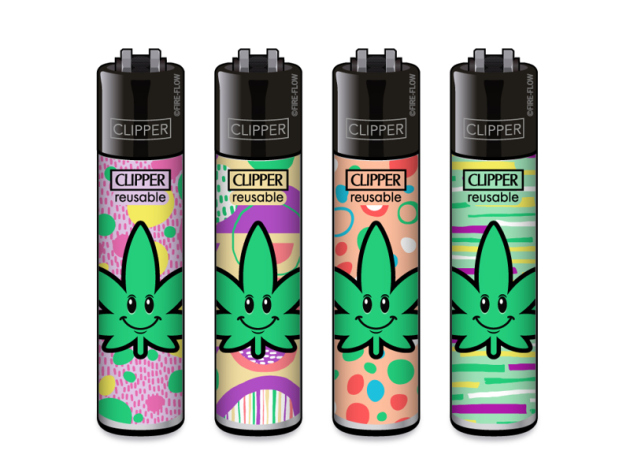 Clipper Large NEON LEAVES#2, 48 Display