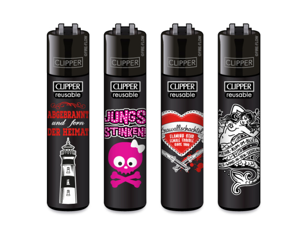 Clipper Large FLAMING STAR #1, 48er Display