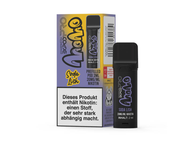 Expod Pro Momo POD Red Soda Lish (Limonade) - E-Shisha 20mg - 600 Züge - einzeln