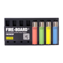 FIRE-BOARD&reg; - Display for 8 Clipper-Feuerzeuge